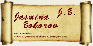 Jasmina Bokorov vizit kartica